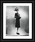 La femme chic, outfit by the French fashion designer Jacques Fath,... - Framed 10x8 Print (25x20cm) by Heritage-Images