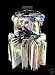 Simply Renee 01-001 Clip It Up Rotating Craft-Storage Base Rack with 80 Swivel Clips