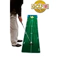 BEST Track Puttingmatte, inkl. Ballstoppereinheit, Silikon-Putting-Cup,  Mattenwischer