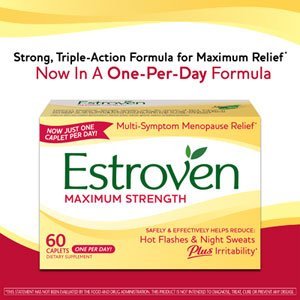 Estroven Maximum Strength One Per Day, 60 Caplets