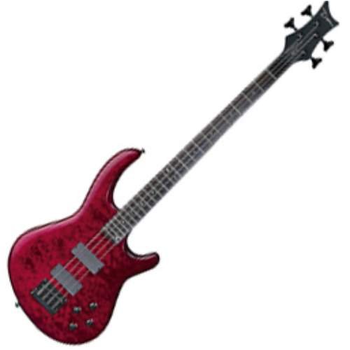 Dean Edge 4 4-String Bass (Transparent Red)