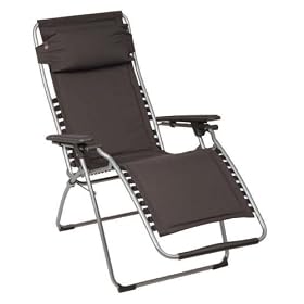 Lafuma Futura-XL Lounger, Black