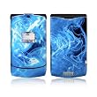 Blue Quantum Waves Design Protective Skin Decal Sticker for Motorola RAZR V3xx Cell Phones
