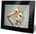 Deluxe NIX 8-Inch Digital Picture Frame, Rechargeable Battery & Motion Sensor turns frame ON/OFF automatically when it senses you nearby! 2GB