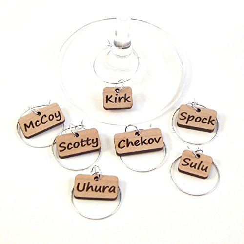 Wine Glass Charms - Star Trek