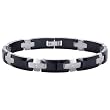 Tungsten 0.09 ct. Diamond Men's Tennis Bracelet