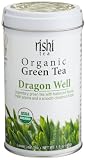 Rishi Tea Organic Dragon Well Green Tea, 1.58-Ounce Tins (Pack of 3)