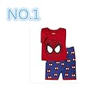 プリントパジャマ半袖&短パン(スパイダーマン)90cm～130cm　春夏　薄手綿100％ NO.2/95ｃｍ1点 【1点】
