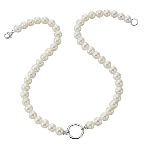 Celeste Damen-Collier 925/- Sterling Silber, 45cm, S&uuml;&szlig;wasserzuchtperlen wei&szlig;,360250136 Preisvergleich