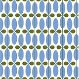 Bask Home Poplin Fitted Crib Sheet - Clover Blue by Bask Home