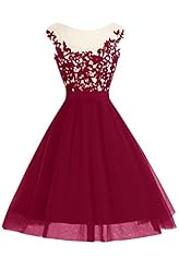 A-line Beaded Lace Applique Scoop Neck Cap Sleeves Cocktail Short Tulle Evening Dress/Homecoming Dress/Prom Dress/Party Dress/Wedding Dress 