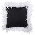 Xhilaration® Marabou Pillow - Black (16")