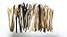 Myhsmooth Zz-bb-1 2 Count Hair Sticks Natural Buffalo Horn Hair Clip Shawl Hair Pins Pack of 2 Pcs