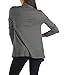 Free to Live 3 Pack Long Sleeve Cardigan for Women Open Front Dressy Casual Fall Draped Lightweight Sweaters Cover Up Shrugs