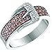 1/2 Carat Chocolate & White Diamond 14k White title=