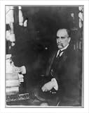 Historic Print (M): [Professor William Osler, half-length portrait, seated at desk]