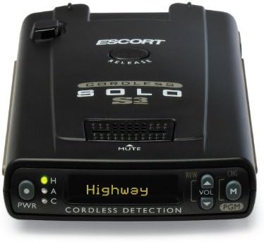 Escort Solo S3 Cordless Radar Detector