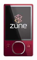 Zune 120 GB Video MP3 Player (Red)