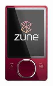 Zune 120 GB Video MP3 Player (Red)