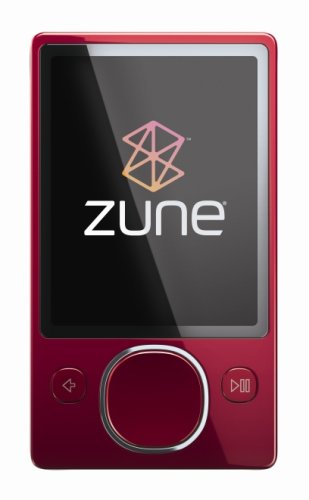 Zune 120 GB Video MP3 Player (Red)