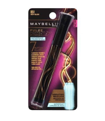 Maybelline Pulse Perfection Vibrating Mascara Very Black 851 Waterproof
