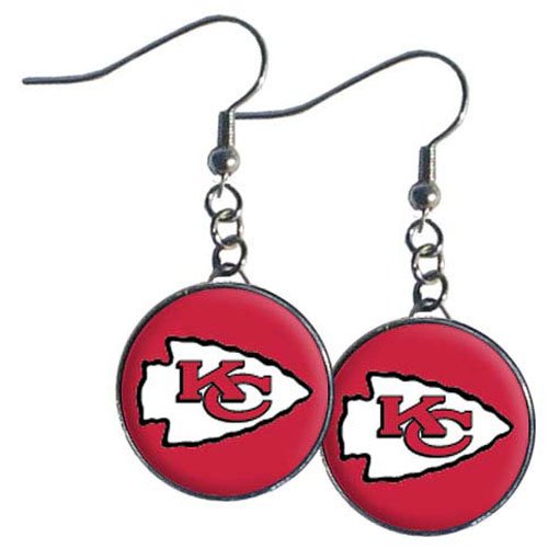 NFL Kansas City Chiefs Charm Dangle Earrings