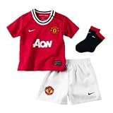 Nike Manchester United Home Kit 2011 2012 Baby Diablo Red 3-6 Mnth