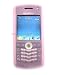 Blackberry 8100 Pearl PDA Silicone Protection Skin Case - Baby Pink