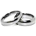 Blue Chip Unlimited - His & Hers Matching 4mm & 5mm Classic Tungsten Wedding Bands (US Whole & Half Sizes)