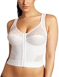 Carnival Womens Front Close Long Line Bra with Back Support