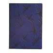 Navy Embossed Dragonfly Leather Journal - Lined Pages, 6x8
