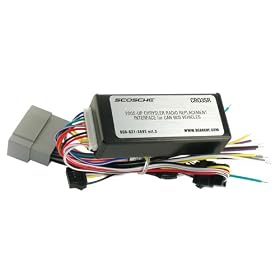 Scosche CR03SR Radio Replacement Interface for Can Bus for 2004-Up Chrysler/Dodge/Jeep