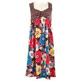 Girls Spring Boutique Clothing BROWN FLORAL Dress BONNIE JEAN Summer Girl 7-16
