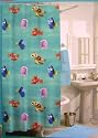 Disney Finding Nemo Shower curtain w/ 12 hooks