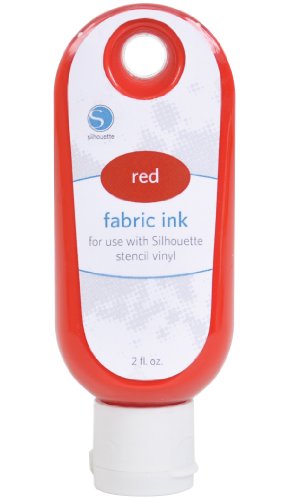 Silhouette Of America Fabric Ink, 2 oz, Red