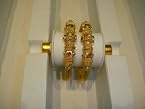 GOLD PLATED FANCY BANGLES