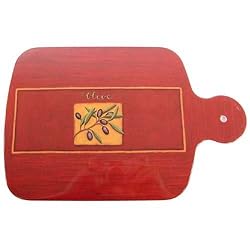 Olives cutting board with handle, 100% melamine European design