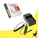 Halcyon 1400 mAH Lithium Ion Replacement Battery and Charger Kit for Sony Cyber-shot DSC-W120 7.2 MP Digital Camera and Sony NP-BG1