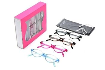 LaForty (LFC) Unisex 4 Reader Pink Box Set - Available in Various Strengths