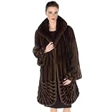 Mink Jacket Mahogany - Pleated Panorama by MadisonAveMall
