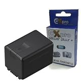Ex-Pro® Panasonic VW-VBK360E-K, VW VBK360E, VBK360E, VBK360 [EXACT] 3.6v 3580mAh High Power Plus+ 2 Year Warranty Replacement Lithium Li-on Camcorder Battery for Panasonic Camcorders [ID SECURED 100% Ex-Pro Chip DECODED]
