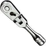 【KTC】 ネプロス 9.5sq.コンパクトショートフレックスラチェットハンドル[型番 : NBR3FSCUN]