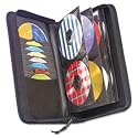 Cd/Dvd Wallet With Prosleeve Pockets, 72-Disc Capacity, Black Nylon