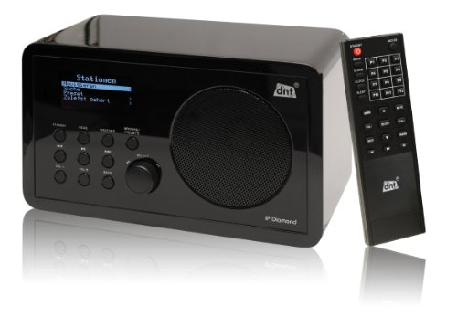 Dnt IP Diamond WLAN Internetradio schwarz