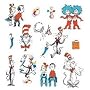 CAT IN THE HAT CHARACTERS 2 SIDED