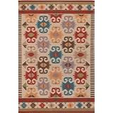 2' x 3' Flat-weaved Traditional Rug New Zealand Wool by Chandra Rugs