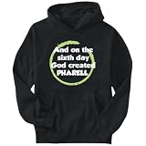 Hoodie Mens Black  And on the sixth day god created Pharell  Male Names