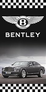 Amazon.com : Bentley Auto Dealer Vertical Avenue Pole Banner Signs 