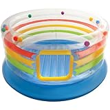 Intex Jump-O-Lene Transparent Ring Inflatable Bouncer, 71" X 34", for Ages 3-6