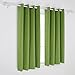 Deconovo Thermal Blackout Grommet Room Darkening Curtains for Study, 52x63 Inch, Grass Green